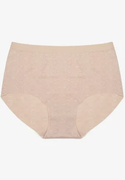 Beżowa Bielizna Modelująca Majtki High Waist Lilialira