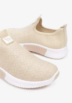 Beżowe Buty Sportowe Daemnessa