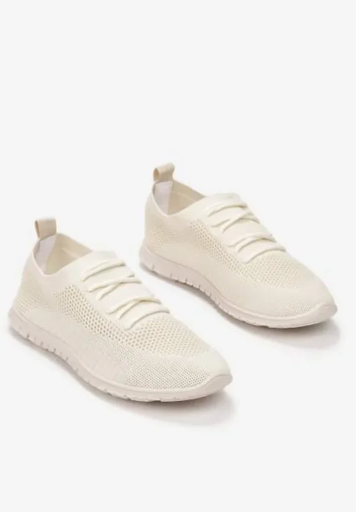 Beżowe Buty Sportowe Phalithoe