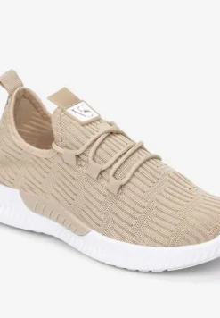 Beżowe Buty Sportowe Pudina