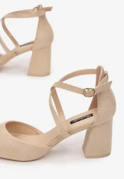 Beżowe Czółenka Alexthise