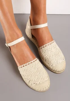 Beżowe Espadryle Maiseis