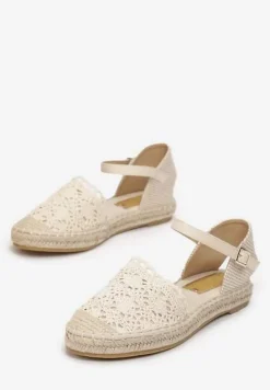 Beżowe Espadryle Maiseis