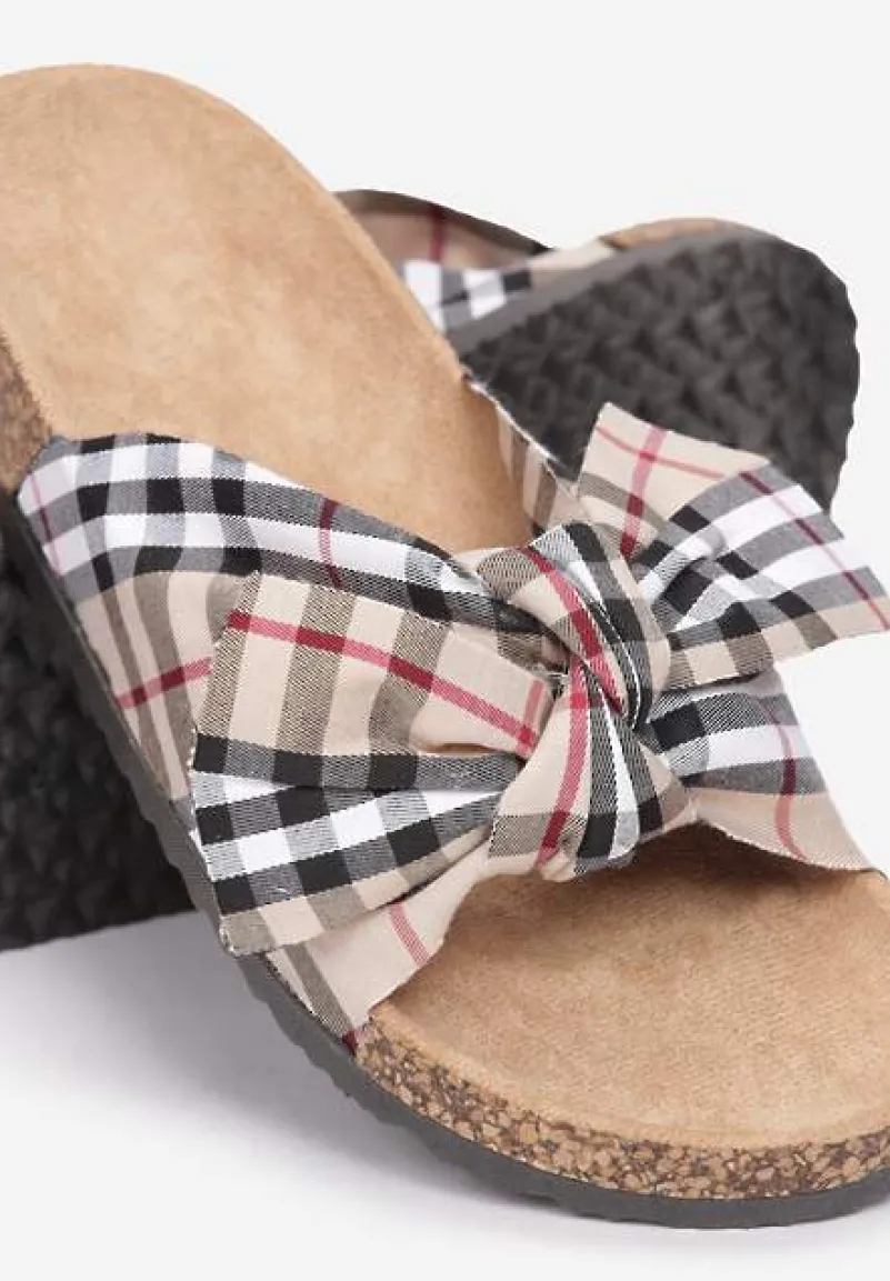 Beżowe Klapki Elinnys