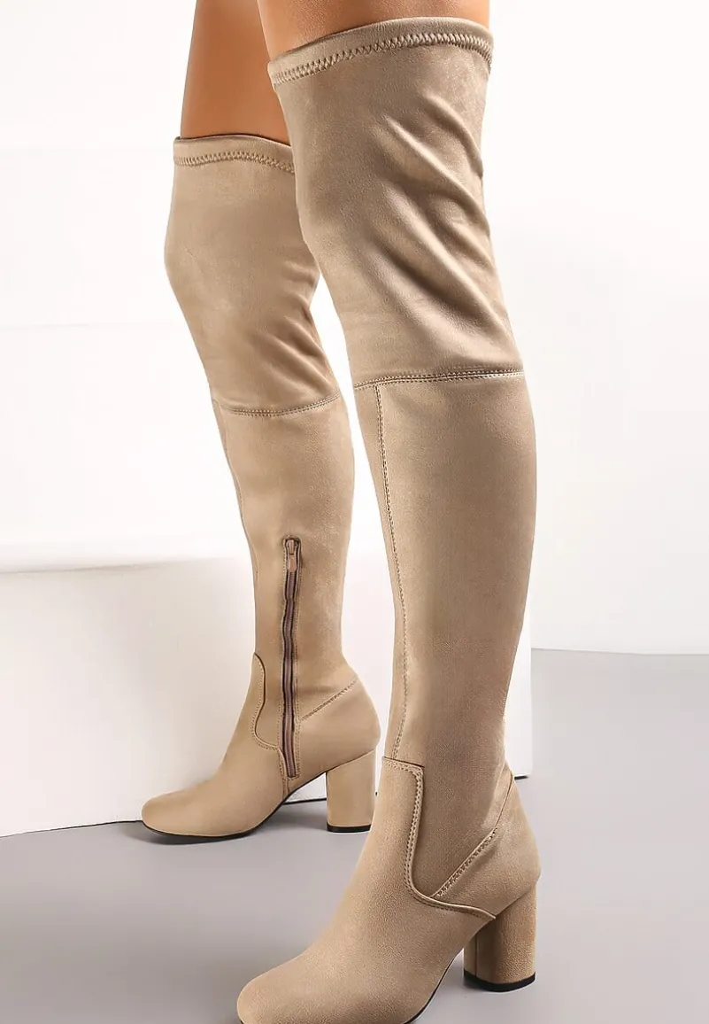 Beżowe Kozaki Like A Prayer