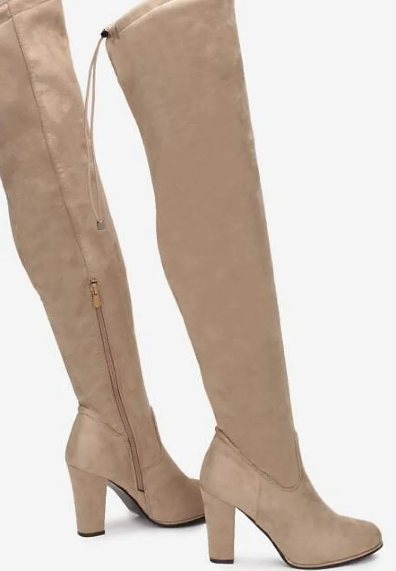 Beżowe Kozaki Magic Of Desire