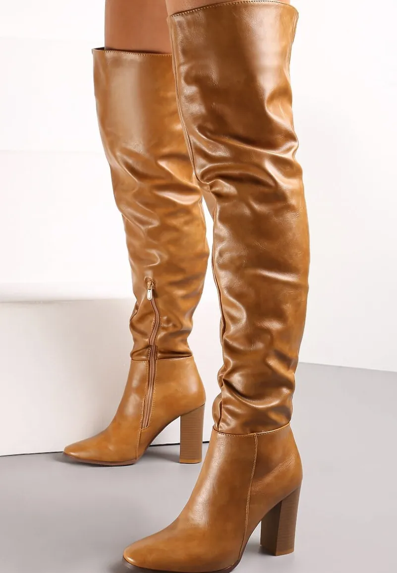 Beżowe Kozaki Shalen