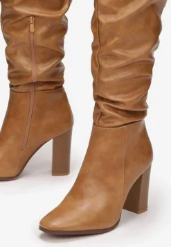 Beżowe Kozaki Shalen