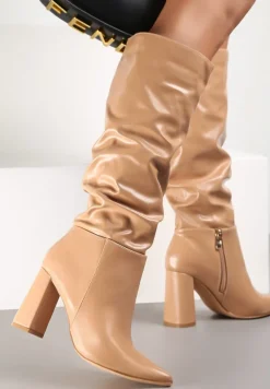 Beżowe Kozaki Soledada