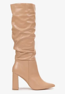 Beżowe Kozaki Soledada