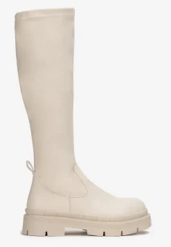 Beżowe Kozaki Stergys