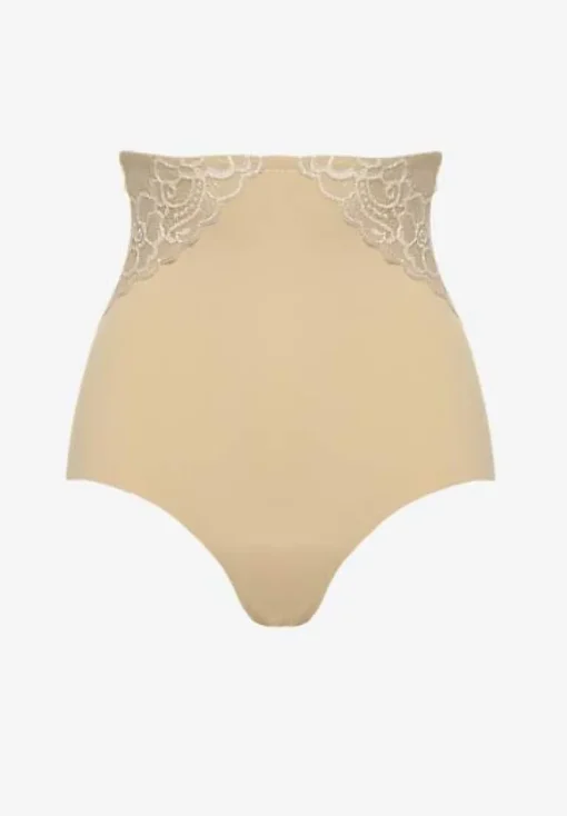 Beżowe Majtki Modelujące High Waist Savirolle