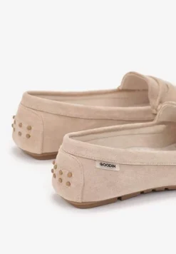 Beżowe Mokasyny Lithiche