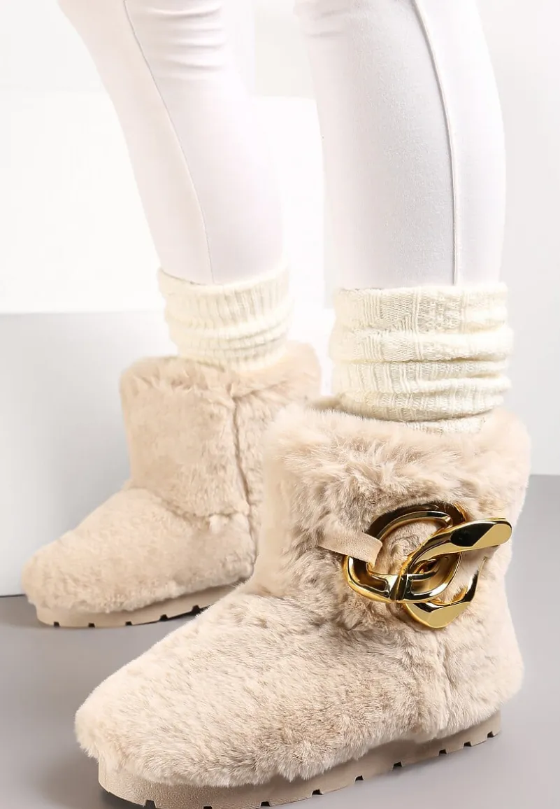 Beżowe Śniegowce Dephare