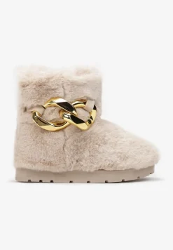 Beżowe Śniegowce Dephare