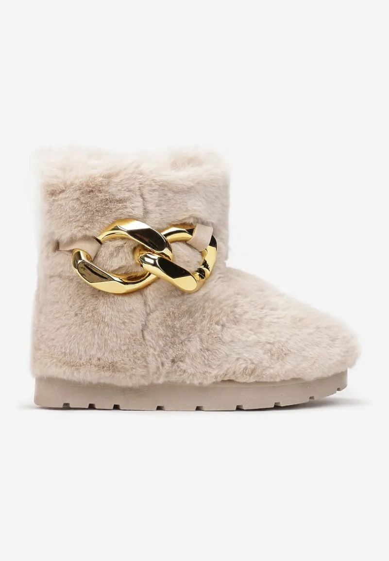 Beżowe Śniegowce Dephare