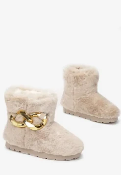 Beżowe Śniegowce Dephare