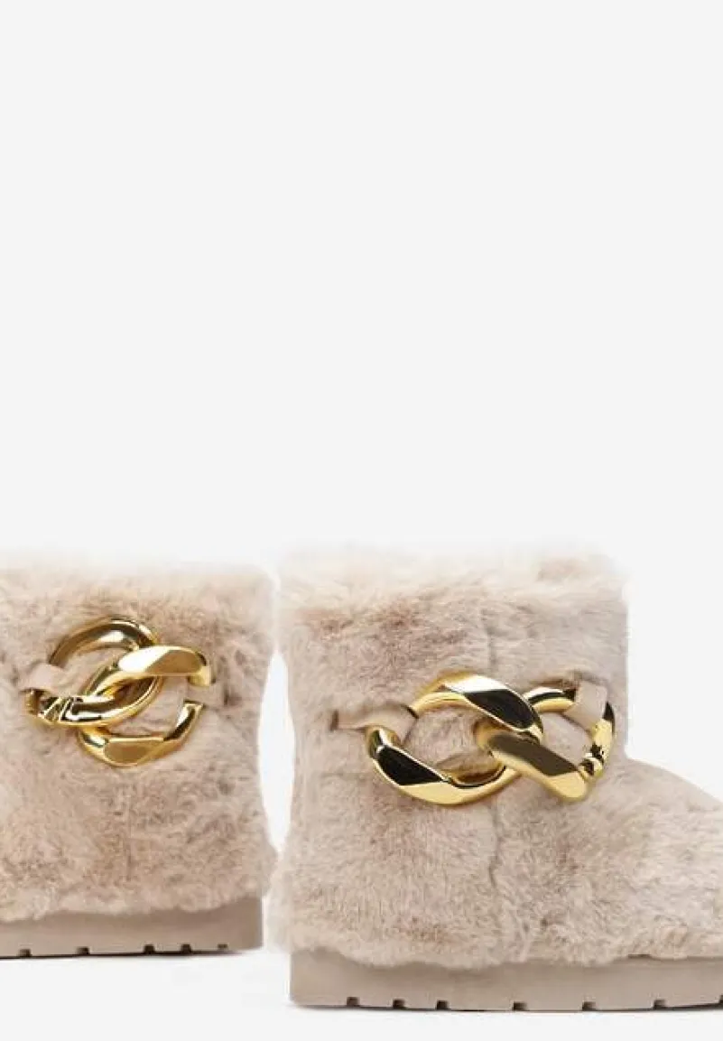 Beżowe Śniegowce Dephare