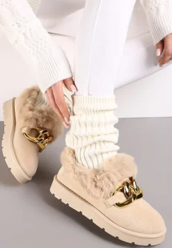 Beżowe Śniegowce Erele