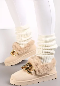 Beżowe Śniegowce Erele