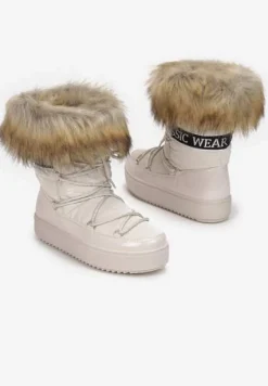 Beżowe Śniegowce Volumnia