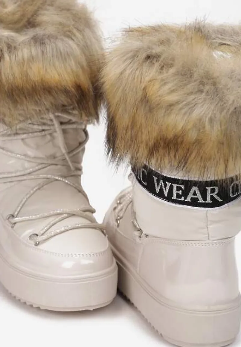 Beżowe Śniegowce Volumnia