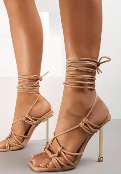 Beżowe Sandały Agathora