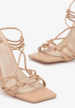 Beżowe Sandały Agathora