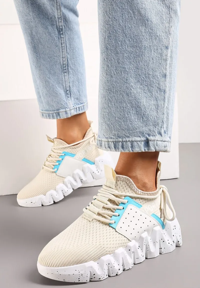 Beżowe Sneakersy Phenede