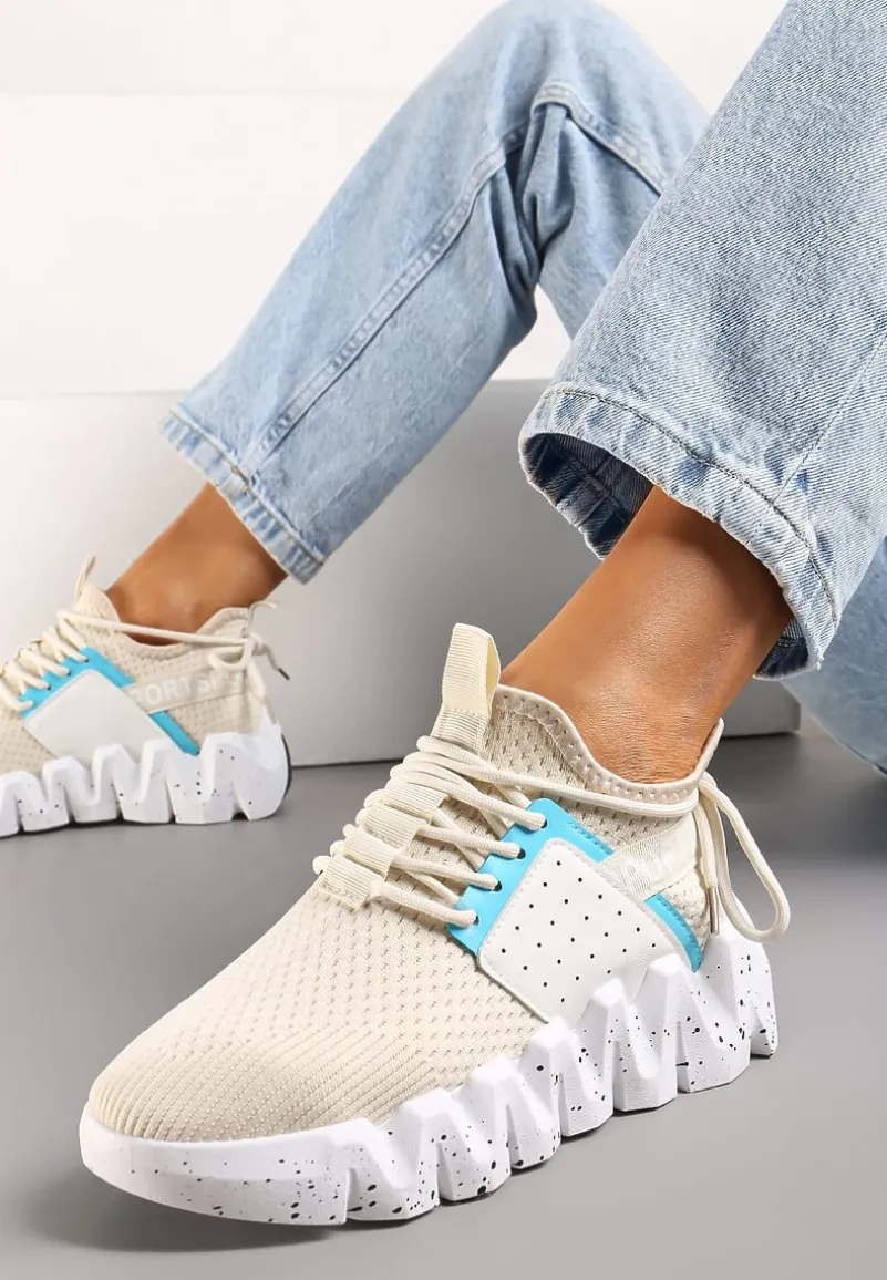 Beżowe Sneakersy Phenede