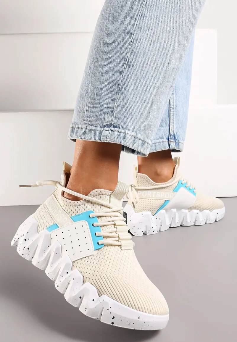 Beżowe Sneakersy Phenede
