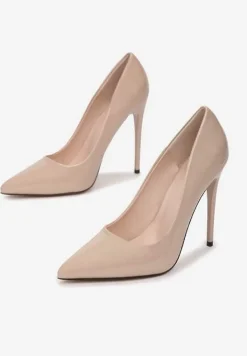 Beżowe Szpilki Cassildi