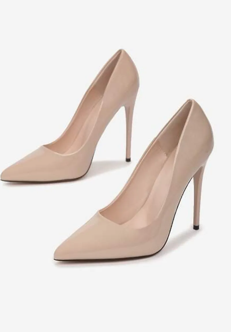 Beżowe Szpilki Cassildi