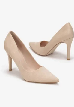 Beżowe Szpilki Hekippe