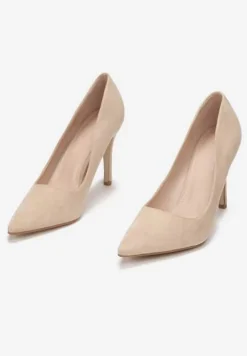 Beżowe Szpilki Hekippe