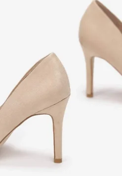 Beżowe Szpilki Hekippe