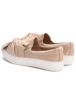 Beżowe Tenisówki Houndstooth