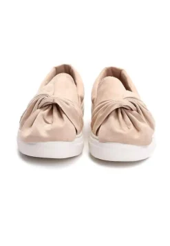 Beżowe Tenisówki Houndstooth