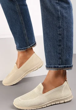 Beżowe Tenisówki Pasquier