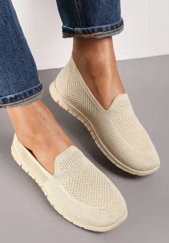 Beżowe Tenisówki Pasquier