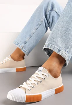 Beżowe Trampki Athizephila