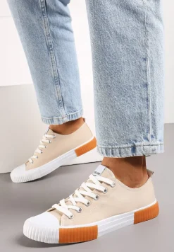 Beżowe Trampki Athizephila