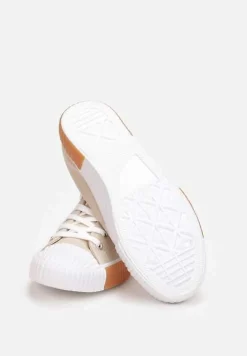 Beżowe Trampki Athizephila