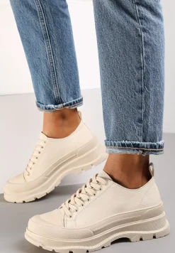 Beżowe Trampki Cythobe