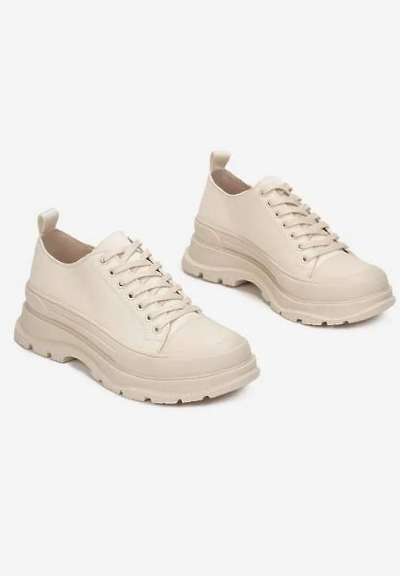 Beżowe Trampki Cythobe