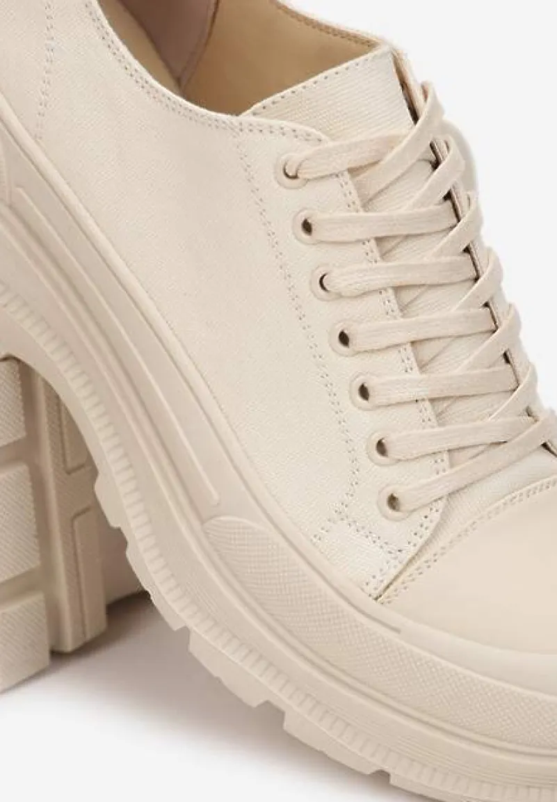 Beżowe Trampki Cythobe