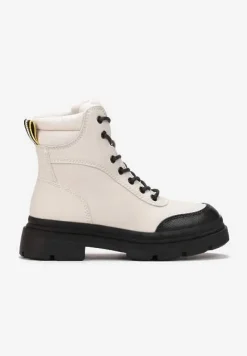 Beżowe Traperki Desa