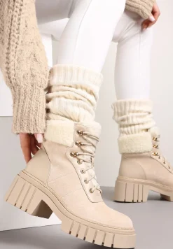 Beżowe Traperki Findlay