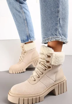 Beżowe Traperki Findlay