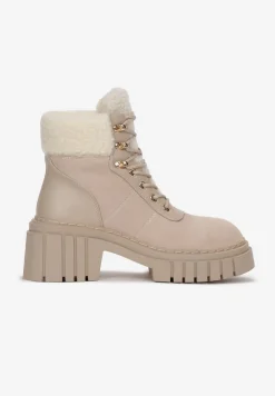 Beżowe Traperki Findlay